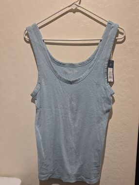 Universal Thread Light Blue Scoop Neck Tank